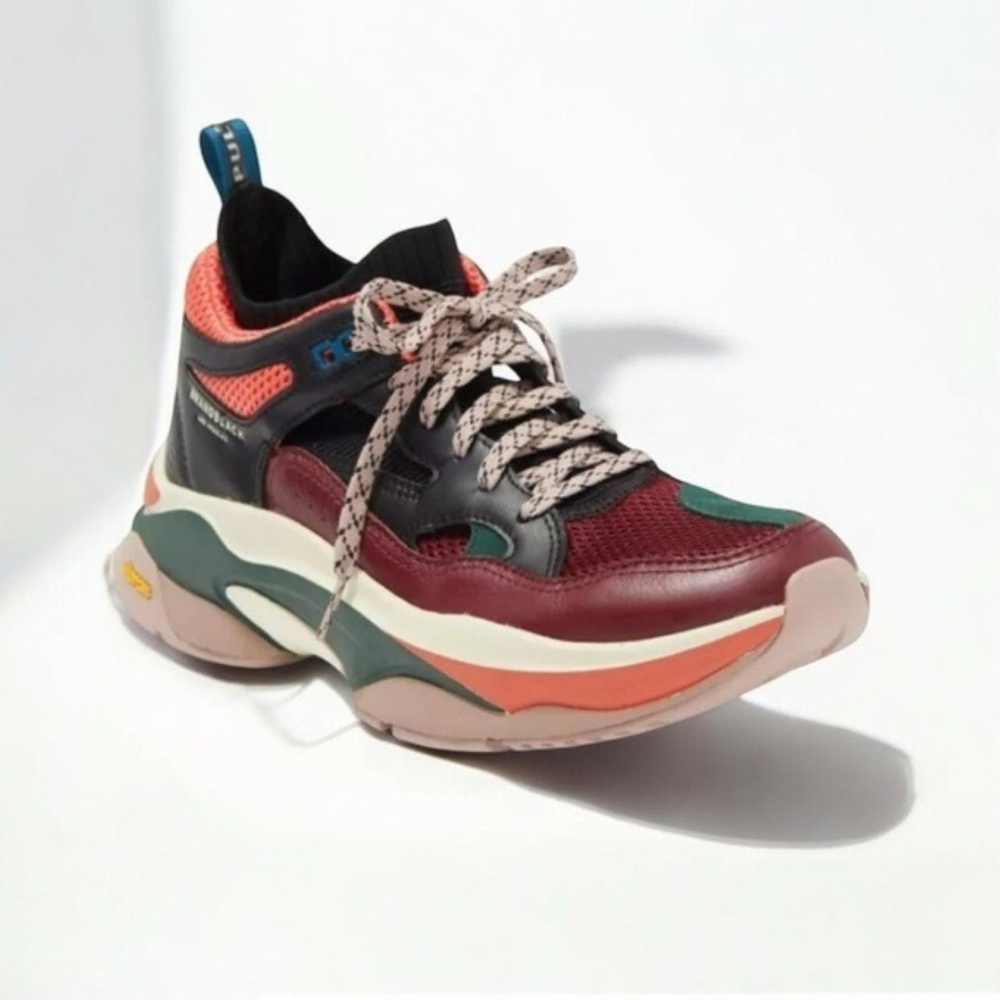 BrandBlack Saga Men sneakers Athletic Fashion Shoes Leather Fabric Vibram NIB